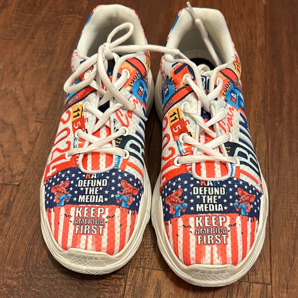 Women's Bold Patriotic Athletic Shoes